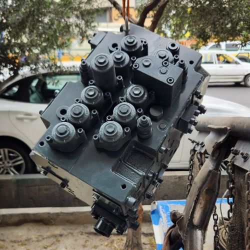 شیر کنترل بیل مکانیکی هیوندا 330 خط 9 اصلی